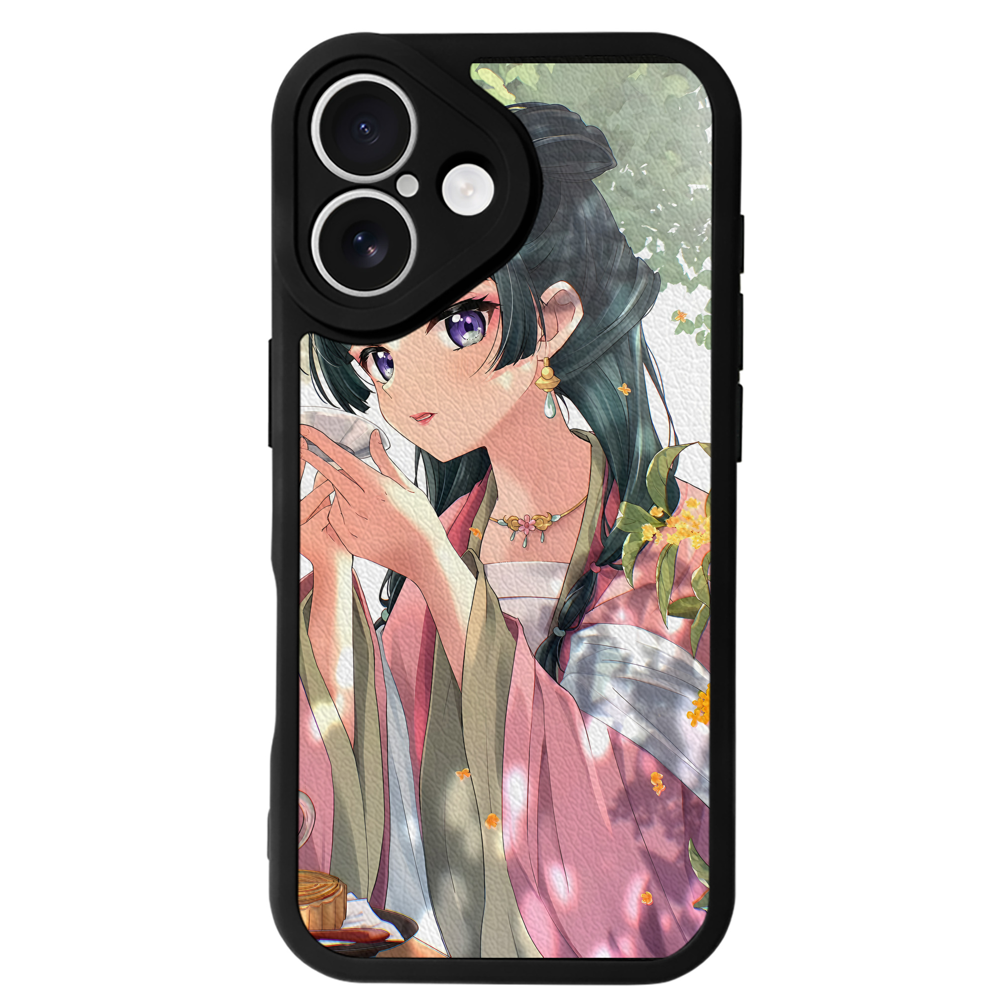 （画像用） 薬屋のひとりごと The Apothecary Diaries 【iPhone 16シリーズ対応】シリコンスマホケース（レザー調） 材質：シリコン